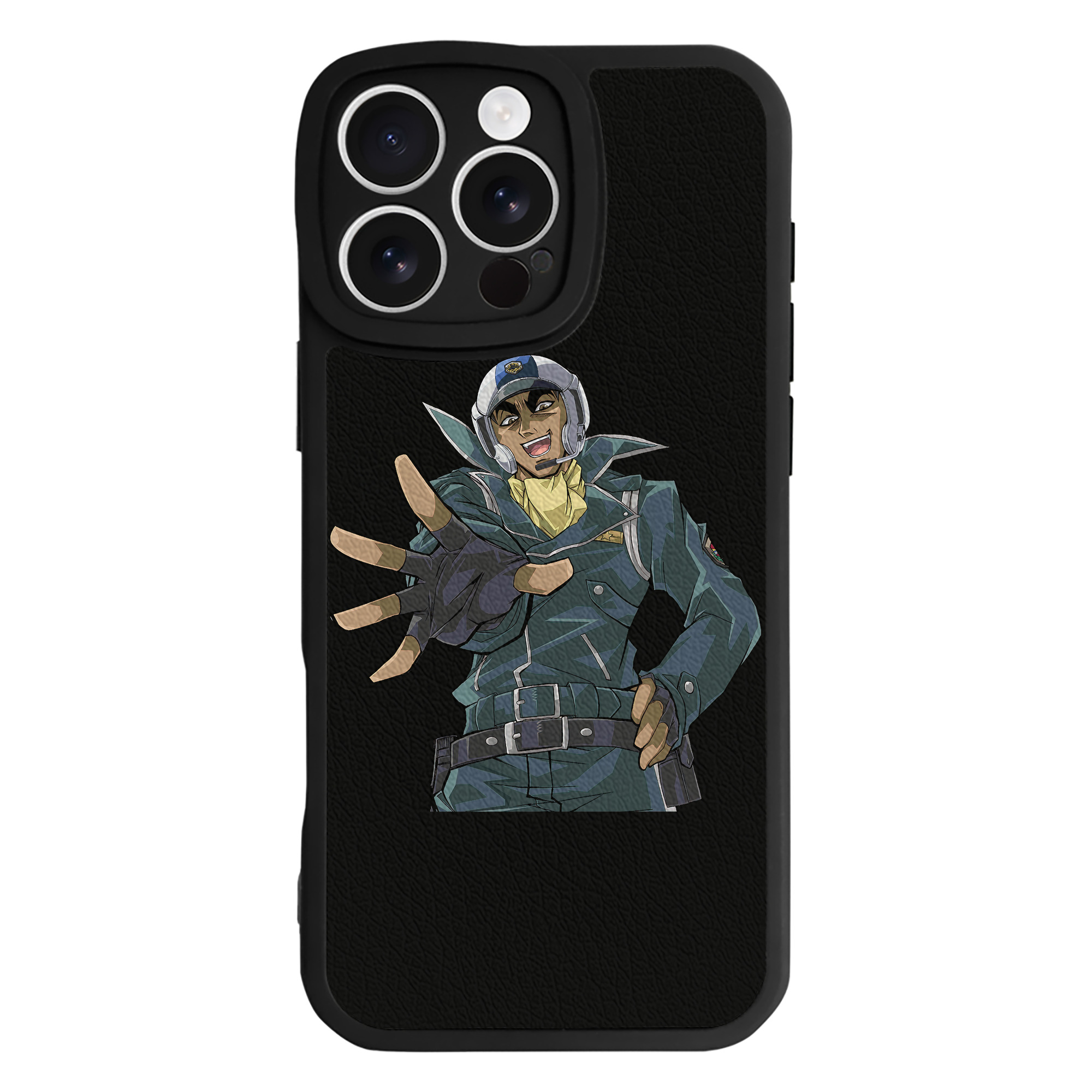 （画像用） 遊☆戯☆王 Yu-Gi-Oh! 【iPhone 16シリーズ対応】シリコンスマホケース（レザー調） 材質：シリコン